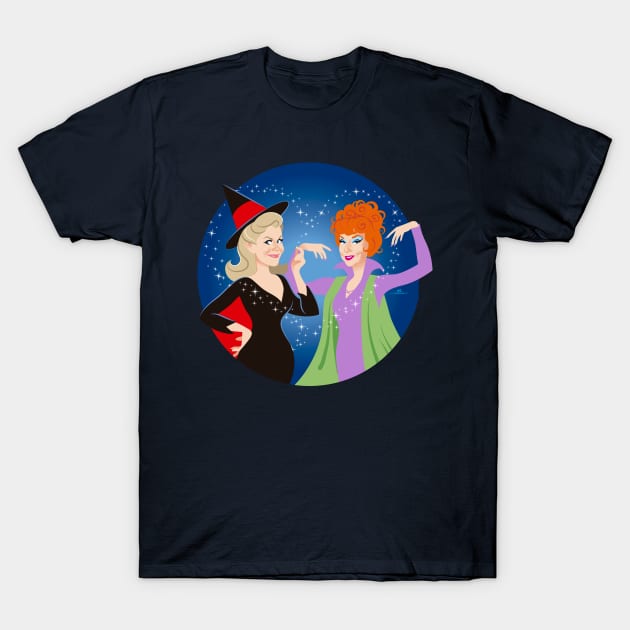 Witches T-Shirt by AlejandroMogolloArt